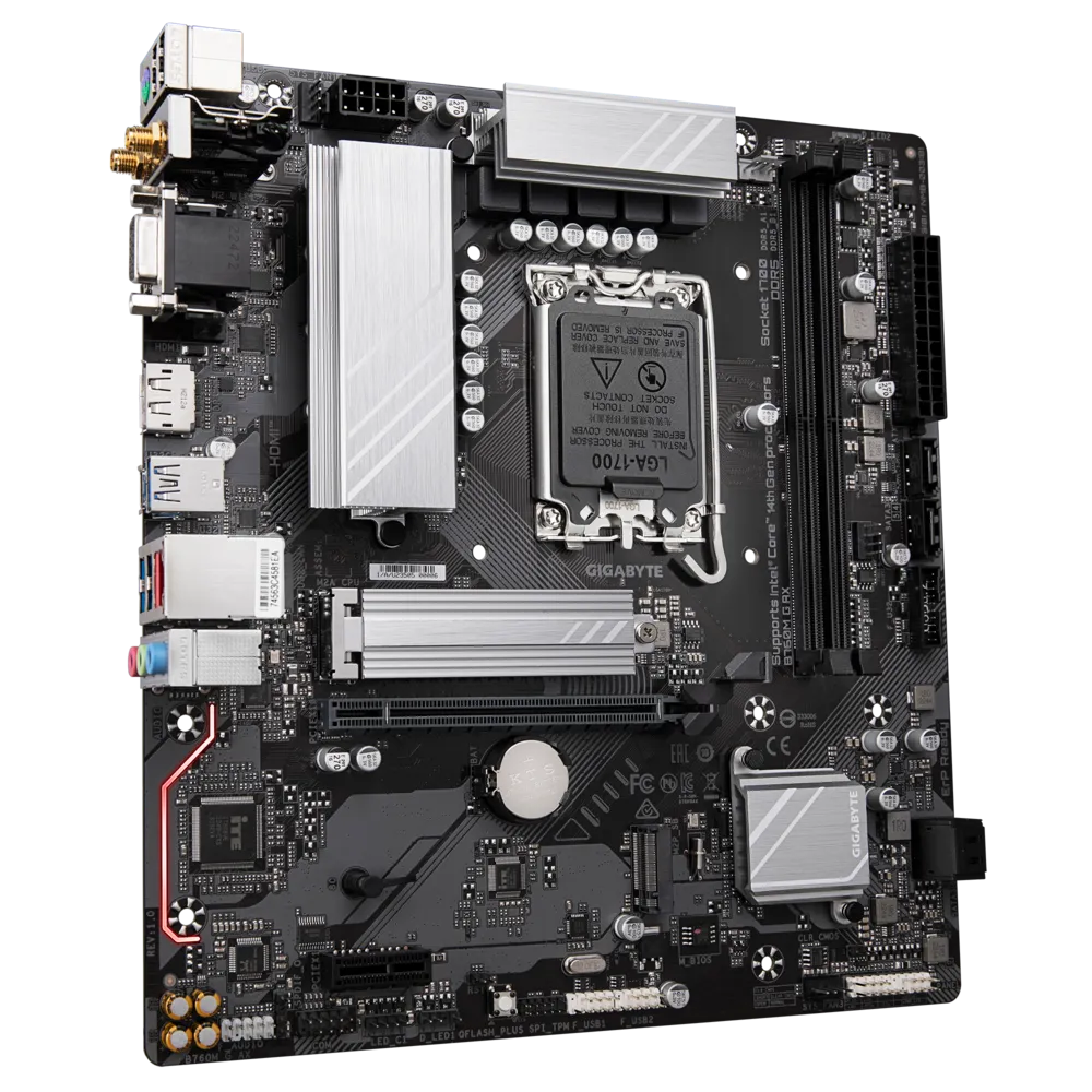 Gigabyte B760M G AX WIFI DDR5 Motherboard For  Intel 12th | 13th | 14th Gen view 3
